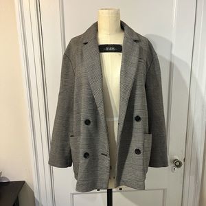 Oversized blazer coat, size medium